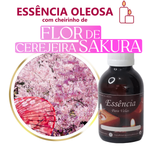 Essência Concentrada Flor de Cerejeira Sakura - Oleosa (Base Dietilfitalato) Para Velas - 100Gr