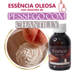 Essência Oleosa para Vela Pêssego com Chantily (Base Dietilfitalato) 100 g