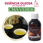 Essência Concentrada Chá Verde - Oleosa (Base Dietilfitalato) Para Velas - 100Gr