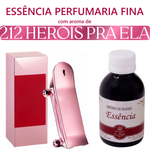 Essência Perfumaria Fina 50g ─ 212 Heróis Pra Ela (P. Rbanne)