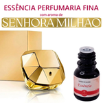 Essência Perfumaria Fina 10g ─ Senhora Milhão (P. Rbanne)