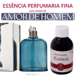 Essência Concentrada Love for Men - Perfumaria Fina (Amor Pour Homme - Cacharel) - 50Gr