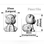 Molde de Silicone Tigrinho Tigre Bebê Safari