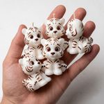 Molde de Silicone Tigrinho Tigre Bebê Safari