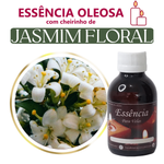 Essência Concentrada Jasmim Floral - Oleosa (Base Dietilfitalato) Para Velas - 100Gr
