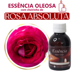 Essência Oleosa para Velas Rosa Absoluta (Base Dietilfitalato) Para Velas 100 g