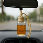 Kit Frasco Vidro Aromatizador de carro Bege