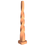 Molde de Silicone Vela Torcida Modelo 3