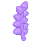 Molde de Silicone de Lavanda Ideal para Velas Aromáticas, Sabonetes e Artesanato