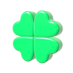 Molde Silicone Trevo da Sorte 4cm 3D