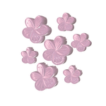 Forma de Silicone Flor de Jasmim 7 Cavidades para Velas e Sabonetes Artesanais