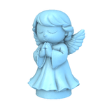 Molde de Silicone Anjo Menina Orando Mini
