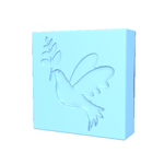 Forma de Silicone Barra Pomba da Paz