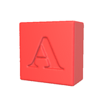 Forma de Silicone Barra Letra Grande
