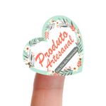 Etiqueta Adesiva Dia dos Namorados 4,3x4,3cm - Pacote com 10 unidades