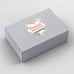 Etiqueta Adesiva Dia dos Namorados 4,3x4,3cm - Pacote com 10 unidades