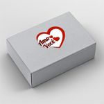 Etiqueta Adesiva Dia dos Namorados 4,3x4,3cm - Pacote com 10 unidades