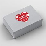 Etiqueta Adesiva Dia dos Namorados 4,3x4,3cm - Pacote com 10 unidades