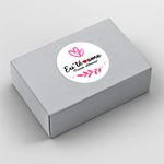 Etiqueta Adesiva Dia dos Namorados 4,3x4,3cm - Pacote com 10 unidades