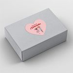 Etiqueta Adesiva Dia dos Namorados 4,3x4,3cm - Pacote com 10 unidades