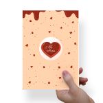 Papel Para Embalar Sabonete Offset (Sulfite) Dia dos Namorados (14,5 X 20,5cm) 10 Unidades