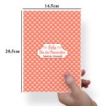 Papel Para Embalar Sabonete Offset (Sulfite) Dia dos Namorados (14,5 X 20,5cm) 10 Unidades