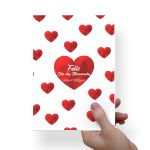 Papel Para Embalar Sabonete Offset (Sulfite) Dia dos Namorados (14,5 X 20,5cm) 10 Unidades
