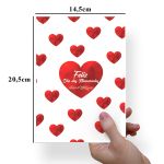 Papel Para Embalar Sabonete Offset (Sulfite) Dia dos Namorados (14,5 X 20,5cm) 10 Unidades