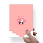 Papel Para Embalar Sabonete Offset (Sulfite) Dia dos Namorados (14,5 X 20,5cm) 10 Unidades