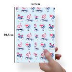 Papel Para Embalar Sabonete Offset (Sulfite) Dia dos Namorados (14,5 X 20,5cm) 10 Unidades