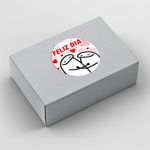 Etiqueta Adesiva Dia dos Namorados Flork Redonda 4,3x4,3cm Pacote com 10 unidades