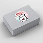 Etiqueta Adesiva Dia dos Namorados Flork Redonda 4,3x4,3cm Pacote com 10 unidades