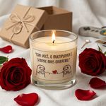 Etiqueta Flork Dia dos Namorados 5x10cm Transparente Pacote com 5 Unidades Ideal para Vela Copo de Vela