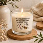 Etiqueta Flork Dia dos Namorados 5x10cm Transparente Pacote com 5 Unidades Ideal para Vela Copo de Vela