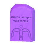 Forma de Silicone Flork Dia dos Namorados
