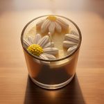 Forma de Silicone Margarida Bipartida Para velas | Gesso | Biscuit P1-96