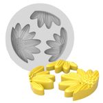 Forma de Silicone Margarida Bipartida Para velas | Gesso | Biscuit P1-96