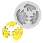 Forma de Silicone Margarida Bipartida Para velas | Gesso | Biscuit P1-96