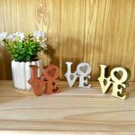Forma de Silicone LOVE Escultural 3D