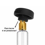 Dispositivo manual Cogumelo para fechamento dos frascos recrave Válvula Easy lock 15mm | Perfume | Fechador
