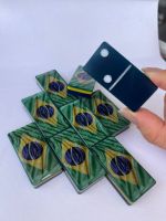 Molde de Silicone Jogo Dominó Artesanal Para Resina, Gesso e Cimento
