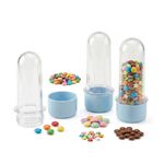 Kit Frasco Tubete de Acrilico 08cm Bolha de Sabão Com Tampa