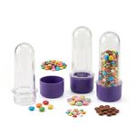 Kit Frasco Tubete de Acrilico 08cm Bolha de Sabão Com Tampa