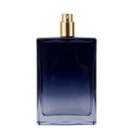 Frasco Vidro Roma Retangular Azul  Para Perfume 100ml Recrave Com Valvula Spray Luxo Varias Cores 
