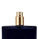 Frasco Vidro Roma Retangular Azul  Para Perfume 100ml Recrave Com Valvula Spray Luxo Varias Cores 
