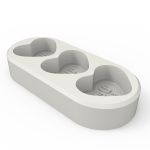 Molde de Silicone Coração “Deus é Fiel” para Sabonetes, Lembrancinhas e Artesanato