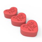 Molde de Silicone Coração “Deus é Fiel” para Sabonetes, Lembrancinhas e Artesanato