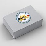 Etiqueta Adesiva Vinil Dia dos Pais Lembrancinha 4,3x4,3cm Pacote com 10 unidades