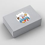 Etiqueta Adesiva Vinil Dia dos Pais Lembrancinha 4,3x4,3cm Pacote com 10 unidades