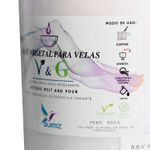 Cera de Palma Vegetal V&G 900g Base para Velas Artesanais e Aromáticas